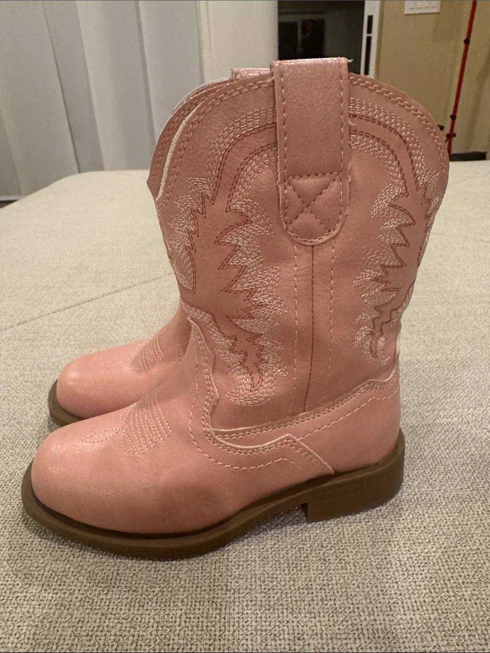 Pink Kids Western Cowboy Boots